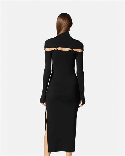 versace cut out dress